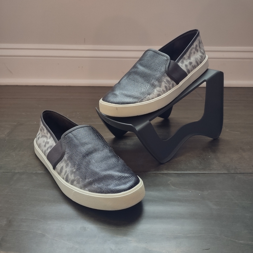 Vince Preston B Slip On Sneakers Snakeskin Textured